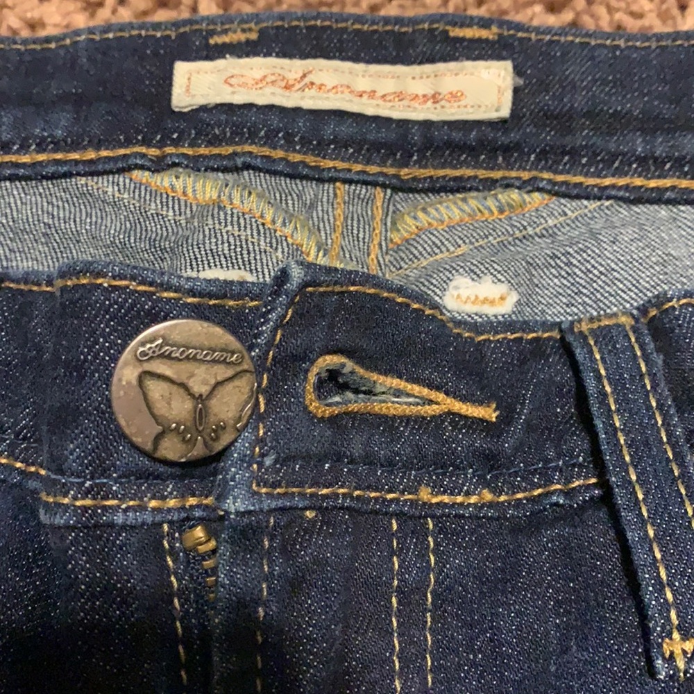 Cropped denim jeans